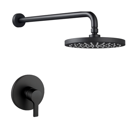 Grifería Para Ducha de Baño Monocomando Novohome Negra