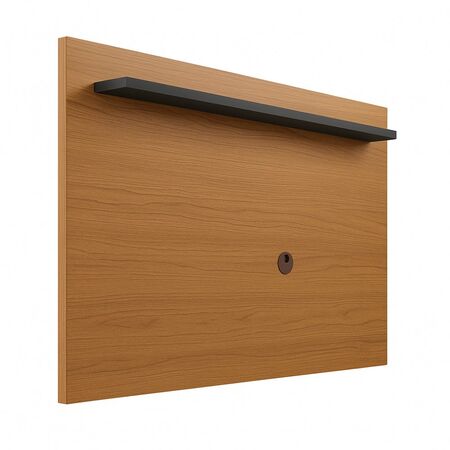 Panel para TV Con Estante Superior Grafito Teca Maximo Milan