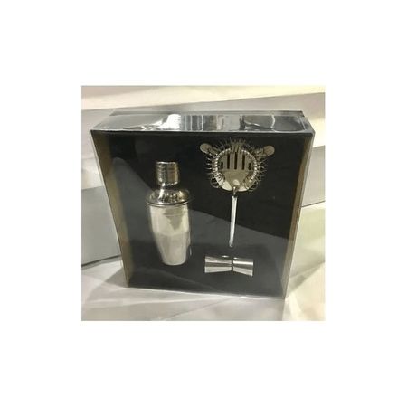Set De Bartender Coctelera-Medidor-Colador  772A