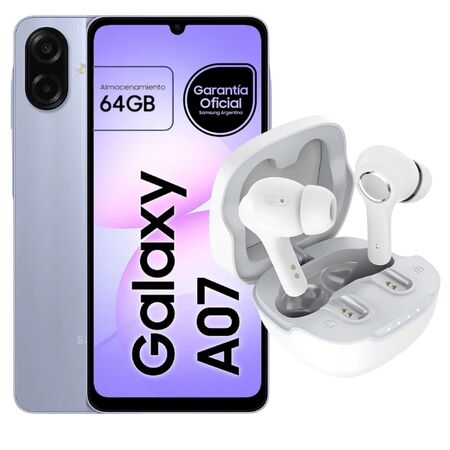 Samsung Galaxy A07 64GB  + Auriculares Colmi A8 