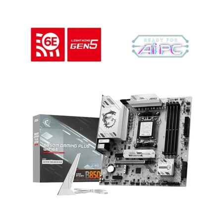 Mother MSI B850M GAMING PLUS WIFI6E DDR5 AM5 (Serie 7000|8000|9000)