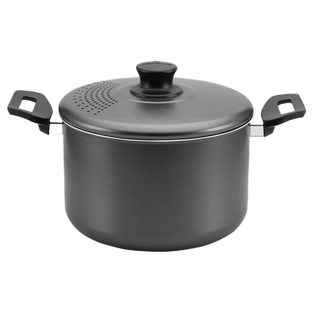 Olla Spaguetera C Antiadherente 20 Ancho X 13.5 Alto Panelux