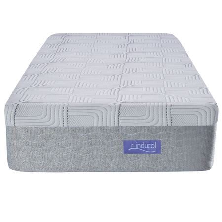 Colchon de Espuma Inducol Cardiel 1 Plaza 80x190x24cm de Alta Densidad con Espuma Viscoelastico Inteligente Funda Tejido de Punto Fresco y Transpirable