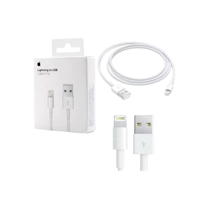 CABLE APPLE IPHONE LIGHTENING A USB 1M (C:BLANCO MD818ZMA) - Vista 2