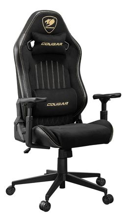 Silla Gamer Cougar Explore Royal F Tapizado Terciopelo 120kg Color Negro Material del tapizado Terciopelo