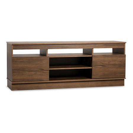 Combo de Entretenimiento Milan Rack y Panel Flotante para TV Nogal
