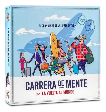 Carrera de mente vuelta al Mundo juego de mesa Ruibal