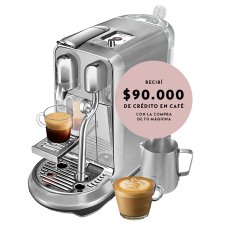 Cafetera Nespresso Creatista Plus Metallic J520-AR-ME-NE-LOCAL