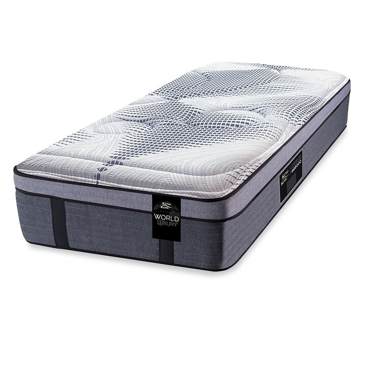 Colchon King Koil 120 Luxury Pocket 1 Plaza y Media 100x190 Resortes y Pillow Viscoelastico + Almohada de Regalo - Vista 2
