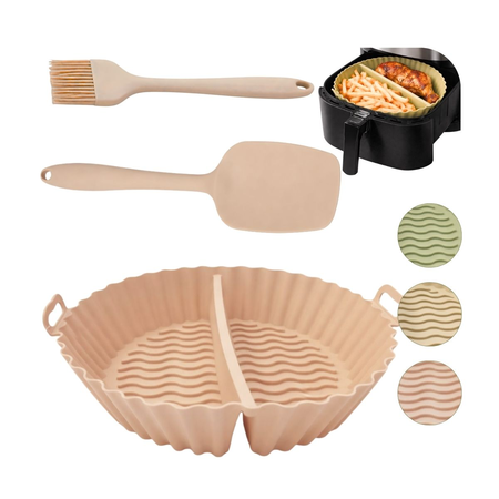 Set Silicona Molde Doble + utensilios Rosa