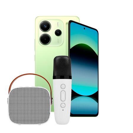 Combo Xiaomi Note 14 6+128GB Lime Green + Kit Karaoke Dekkin BT-030