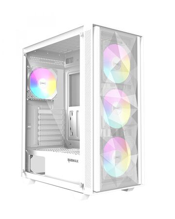 Gabinete Gamer Raidmax Vector V217 White ARGB Tg