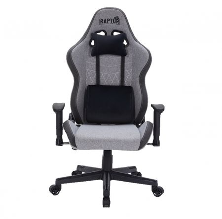 Silla Gamer Raptor Throne R1 Tela Gris