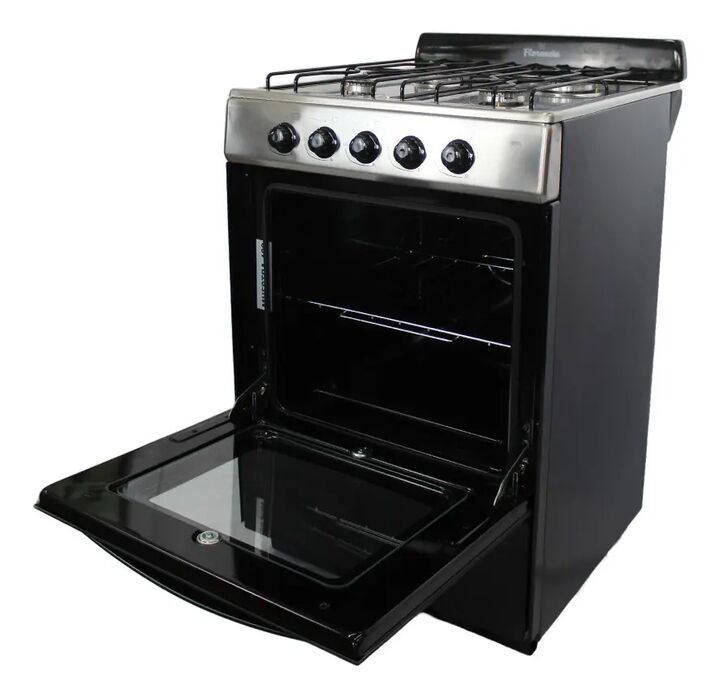 Cocina Florencia 5508 4 Hornallas Multigas Con Visor 56cm Gris - Vista 4