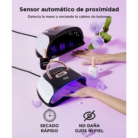 Cabina Para Uñas Gadnic 254W Led UV Profesional 57 Leds