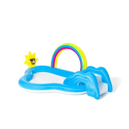Pileta Inflable Juego Arco Iris Bestway 2.57 X 1.45 Cm 53092