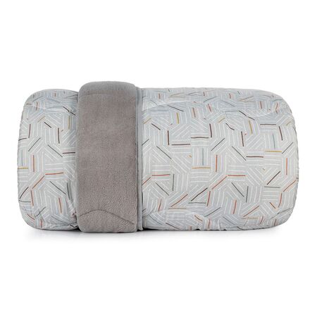 Acolchado 1 Plaza Altenburg Blend Comfort 5596.0 Beige Con Rayitas