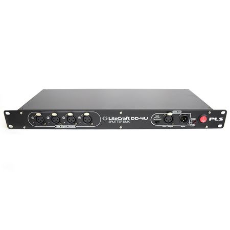 PLS DD-4U. Splitter DMX 1 entrada y 4 salidas