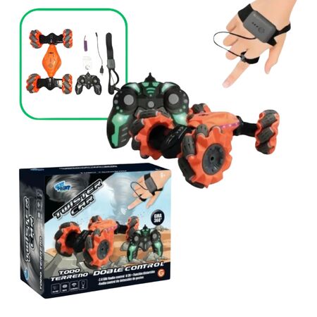 Auto Twister todo terreno control remoto son sensor de movimiento