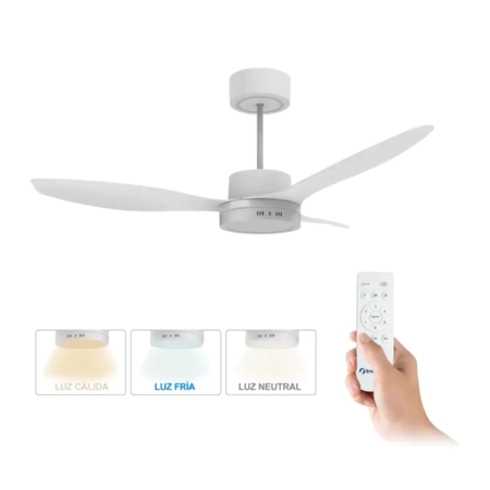 Ventilador de techo Indelplas con plafon