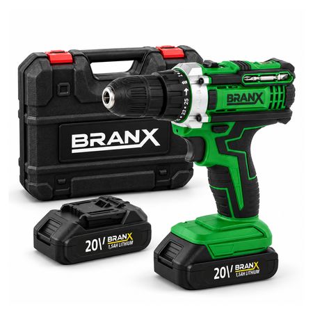 Taladro Atornillador Inalámbrico Branx Batería 20v Litio