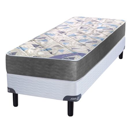 Colchon Sommier Inducol Unit Plus Espuma 80X190X18