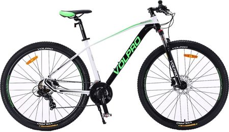 Bicicleta Volpro Pro700 R29 T18 Blanco - Verde - Negro