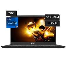 NOTEBOOK MSI MODERN B13M-010US I9-13900H RAM 32GB 1TB SSD 15.6 - Vista 1