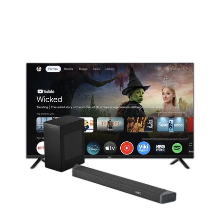 Combo Smart TV BGH 43" FHD LED + Barra Sonido Philips 740W