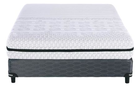 COLCHÓN Y SOMMIER SUAVESTAR RELAX 140x190 ESPUMA 2 PLAZAS