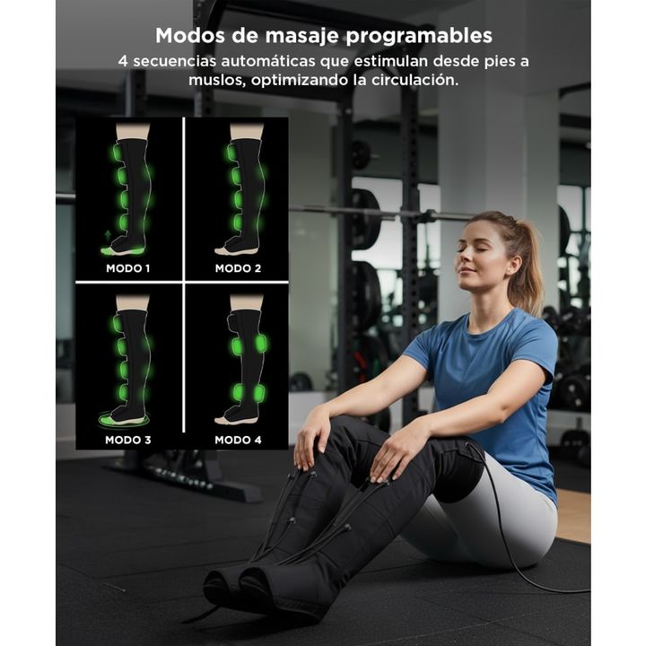 Kit de Equipo de Botas De Presoterapia Gadnic - Talle M - Vista 3