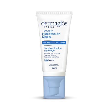 Dermaglós Facial Emulsión Hidratacion Diaria Piel Mixta 50ml