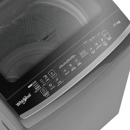Lavarropas Whirlpool WW11BTAZWA 11kg carga superior gris