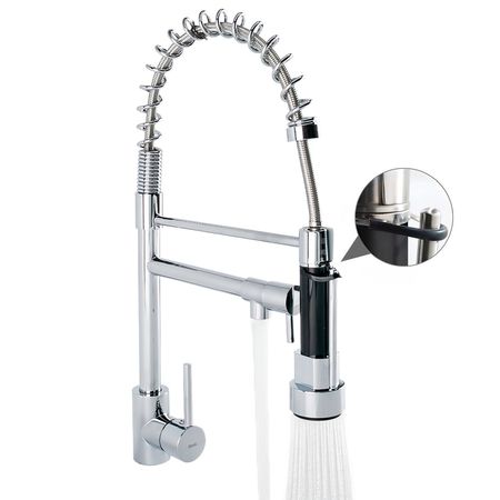 Griferia Canilla Monocomando Rieti by Gadnic Extensible y Flexible