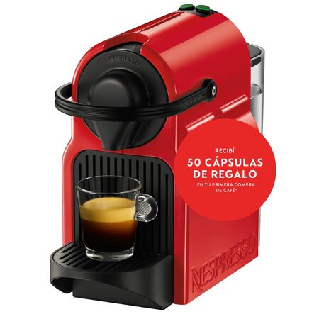 Cafetera Nespresso Inissia Roja C40-AR-RE-NE5-IMPO