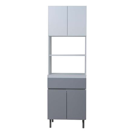 MULTIUSO LIVORNO 60 CM 4P+1C GRIS POLAR