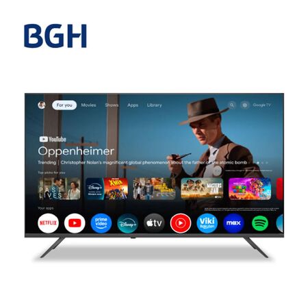 Televisor Qled 50" 4k Ultra Hd Smart Con Google Tv Bgh B5026us7g