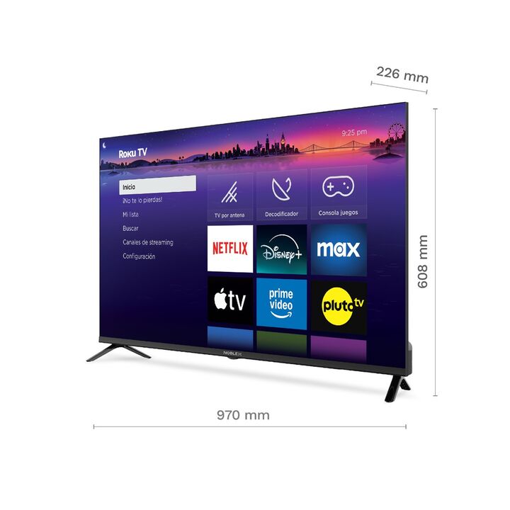 Smart TV Noblex 43" LED DB43X3100 ROKU - Vista 2