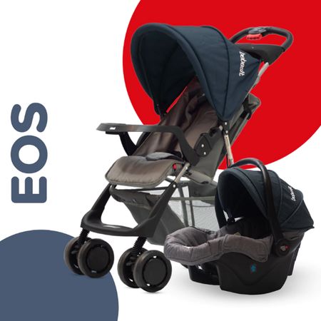 Coche De Paseo Eos Incluye Portabebe/Butaca Bebesit 1337ts-l Azul Aero
