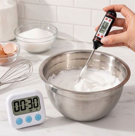 Combo: timer y termometro de cocina