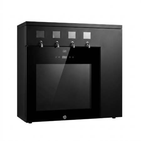 Dispenser Php YC-04 4 Botellas Negro