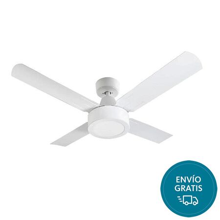 Ventilador techo Codini v5rb Blanco Luz LED. C.remoto