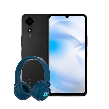 Combo Honor Choice T10 4+128GB Negro + Auriculares Casco Dekkin Verde