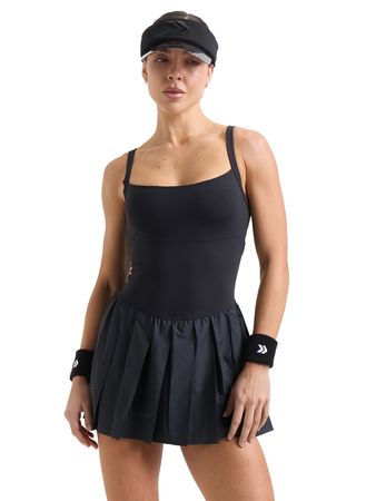 Vestido Atomik Court Mujer Tenis Negro