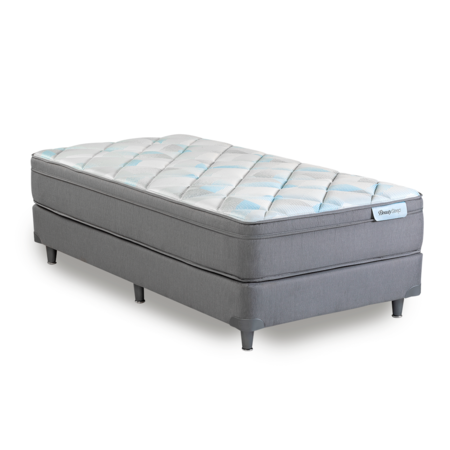 Colchón y Sommier Simmons BeautySleep Pocket 1 Plaza 190x80