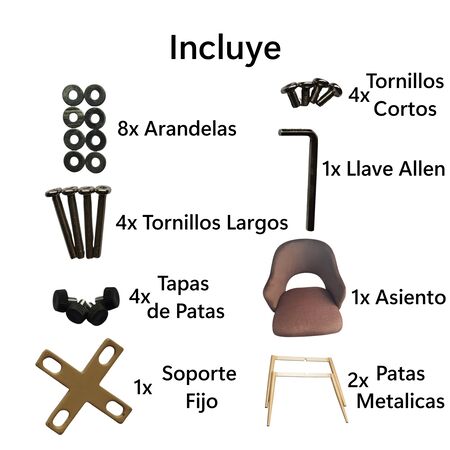 Sillon Tapizado Quality Plastic Panda Color Marron