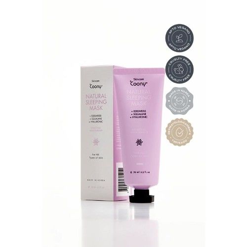 Coony Natural Sleeping Mask | Mascarilla Nocturna Hidratante Natural - Vista 1