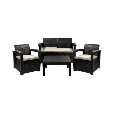 Juego De Living Jardin Exterior Gadnic Komfort 2 Cuerpos