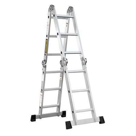 Escalera Aluminio Crossmaster Articulada 4X3