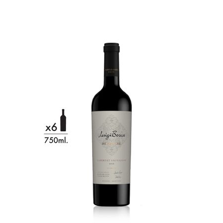 Vino Tinto Luigi Bosca de Sangre Cabernet Sauvignon Caja x 6